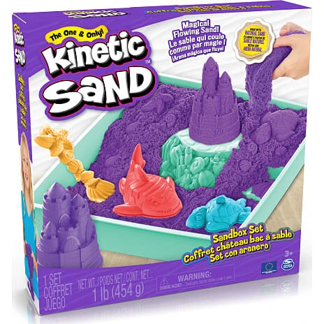 Kinetic Sand sandkassesæt – assorteret varianter
