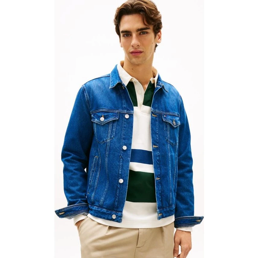 Regular Trucker Jkt Ike Blue Workwear-jakke