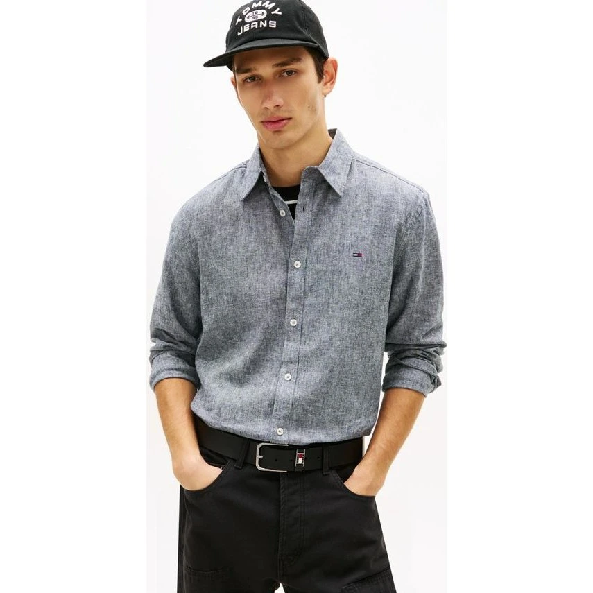 TJM Reg Linen Blend Shirt Ext