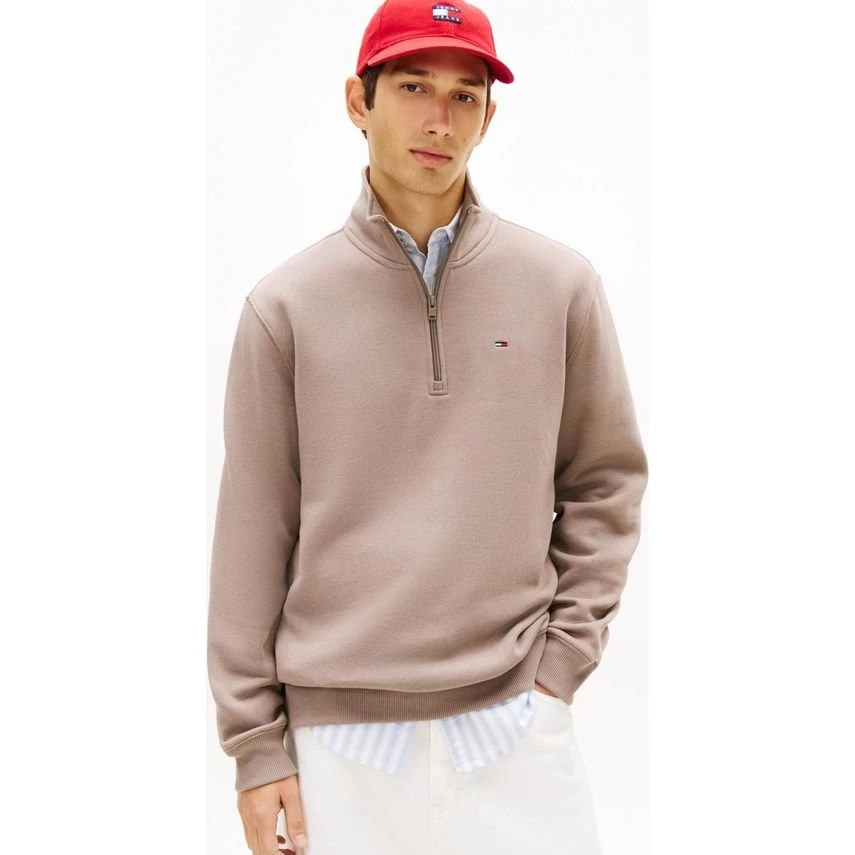 TJM REG Fleece 1/4 Zip Mock Neck