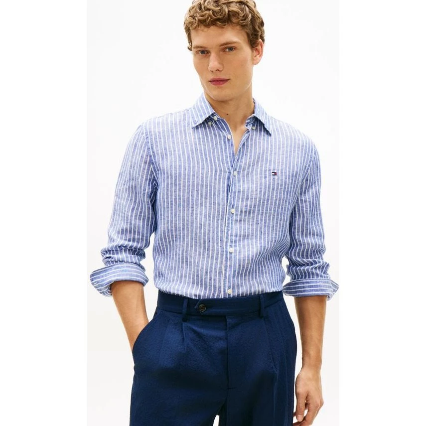 Linen Bengal Stripe RF Shirt