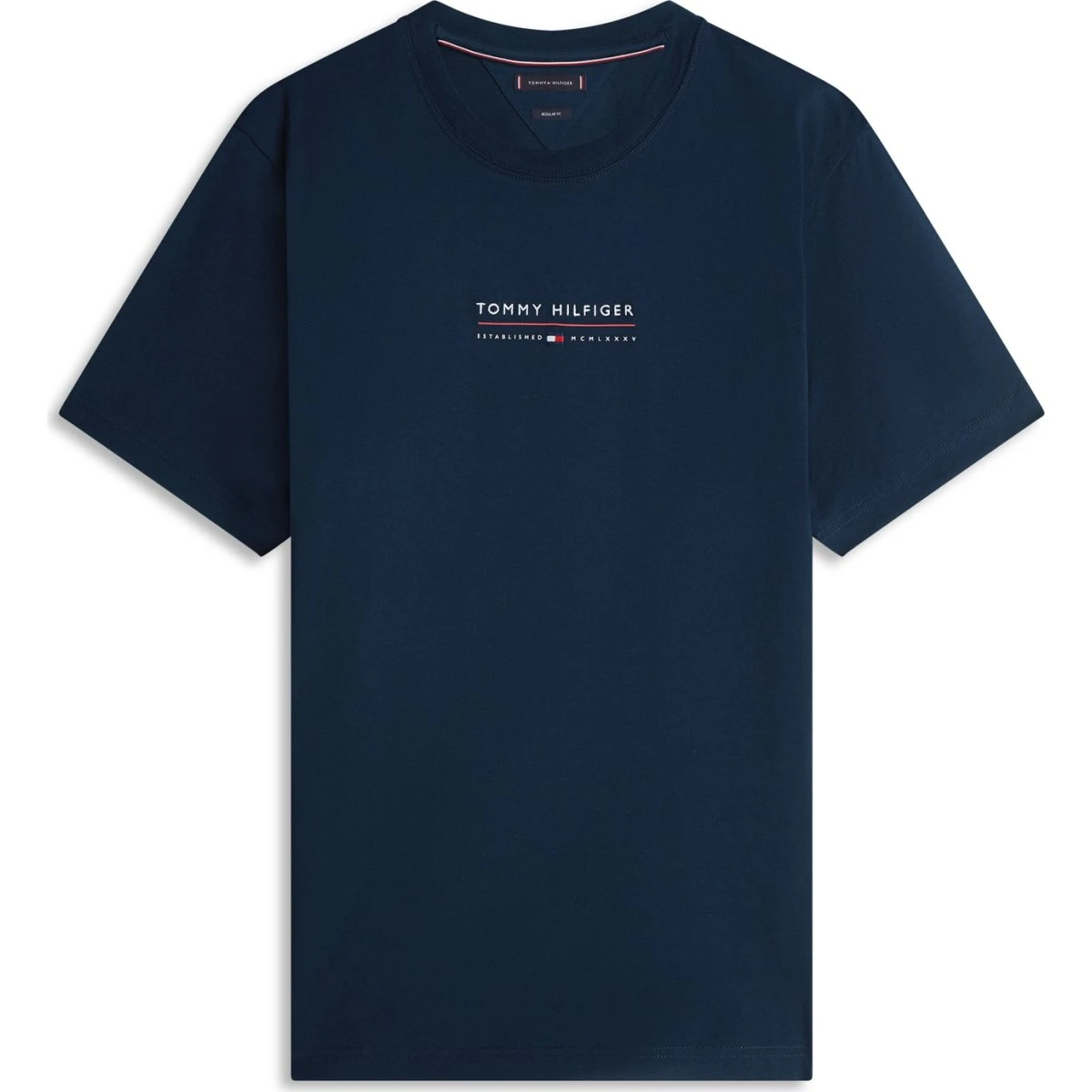Tommy Hilfiger Brand Love Lockup Tee - Navy/Rød/Hvid