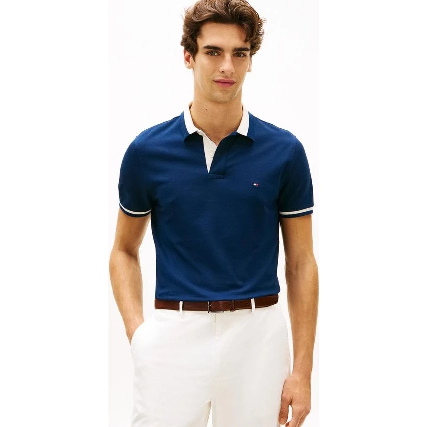 Contrast Collar Block Regular Polo