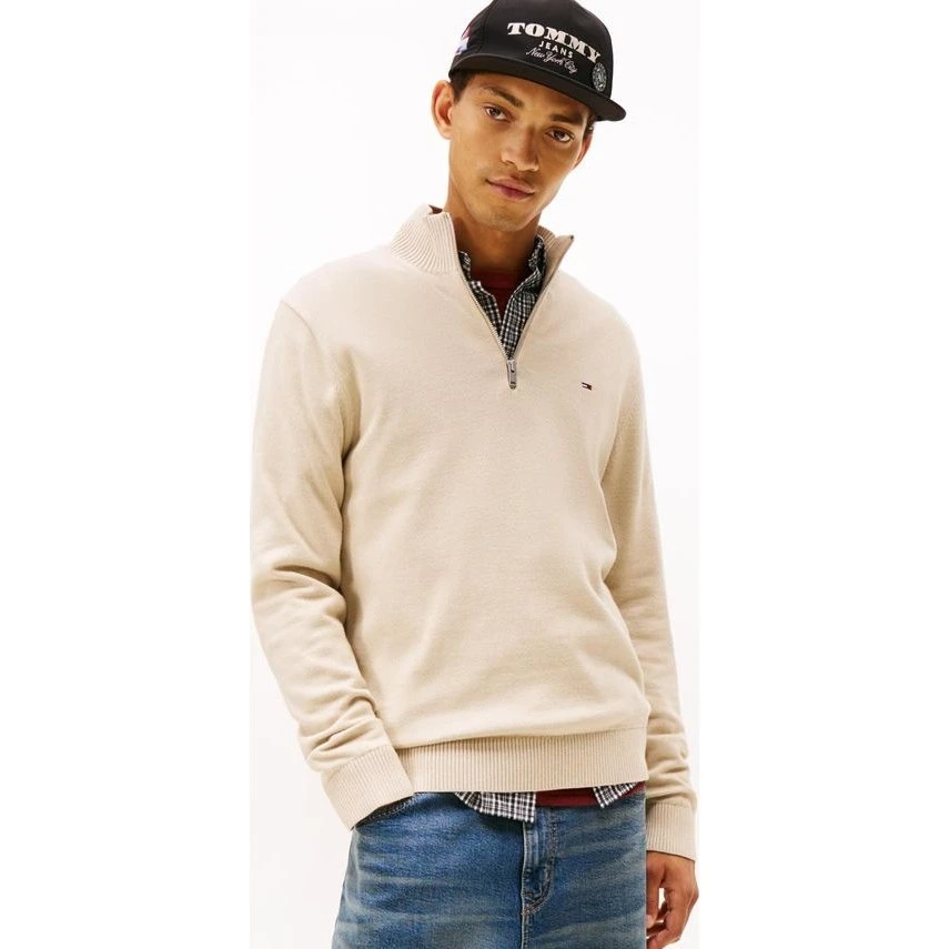 TJM SLM ESS LIGHT 1/4 ZIP SWTR EXT