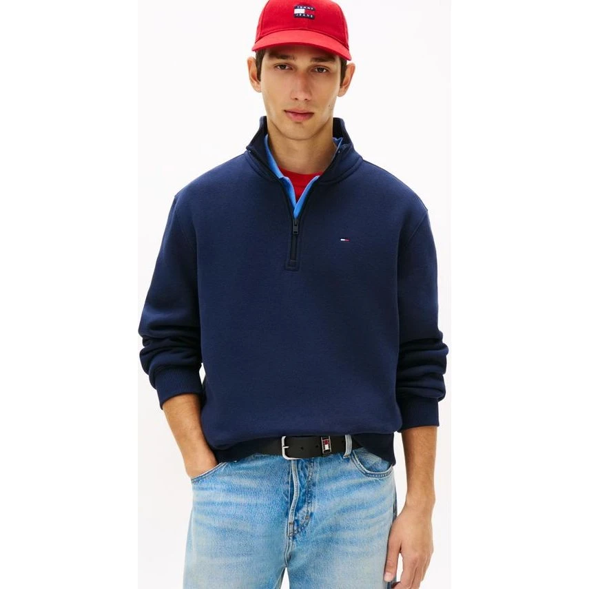 TJM REG Fleece 1/4 Zip Mock Neck