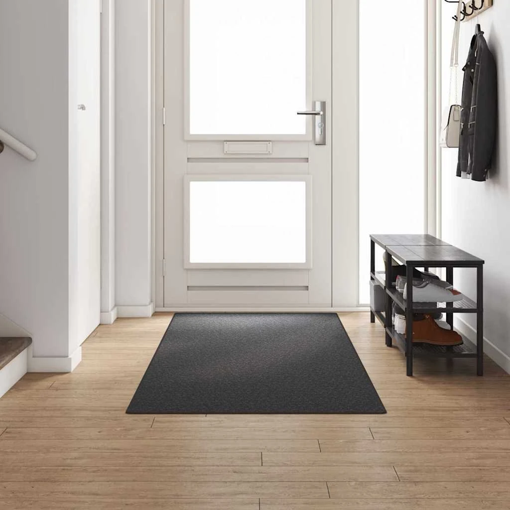 vidaXL Tæppe Runner Mørkegrå 100 x 300 cm - 100% Polypropylen