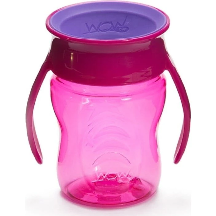 WOW Cup Baby spildfri kop - Pink (Tritan)