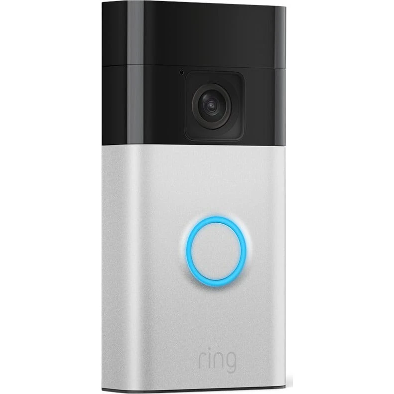 Ring Battery Video Doorbell + Chime (2. gen) – Satin Nickel