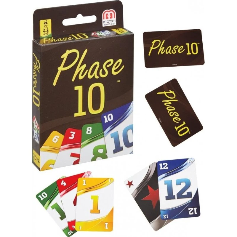 Phase 10 kortspil fra Mattel (fra skaberne af UNO)