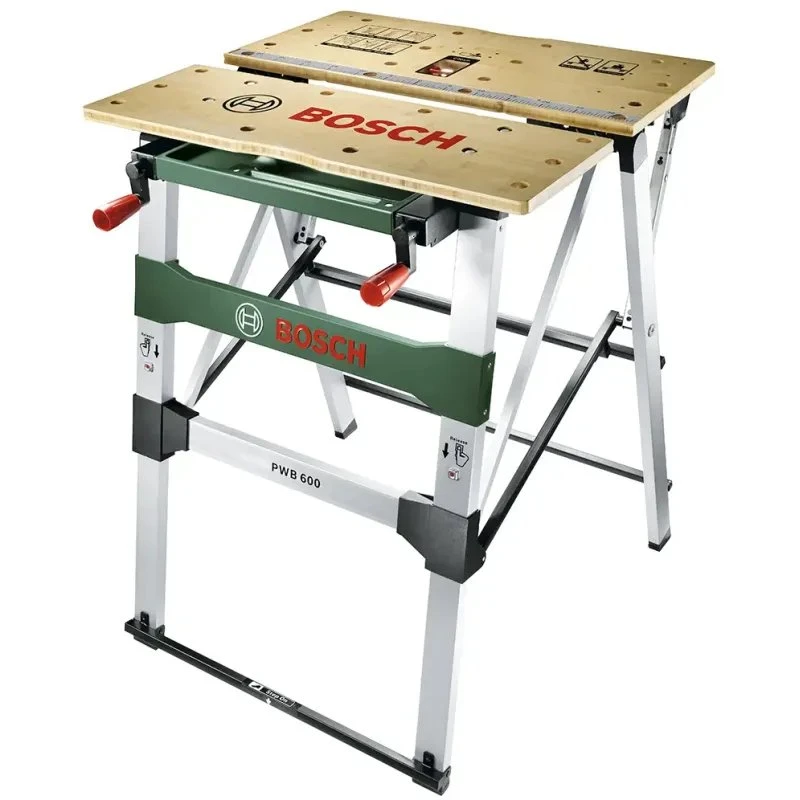 Bosch PWB 600 Foldbart Arbejdsbord - 64×84 cm, 200 kg