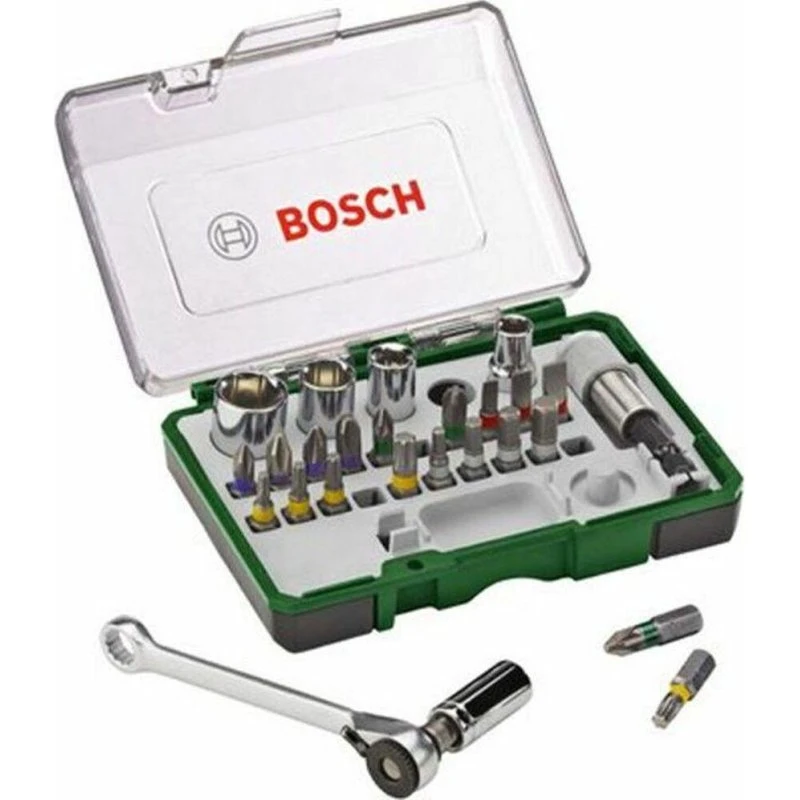 Bosch 27-dele bits- og topnøglesæt 2607017160