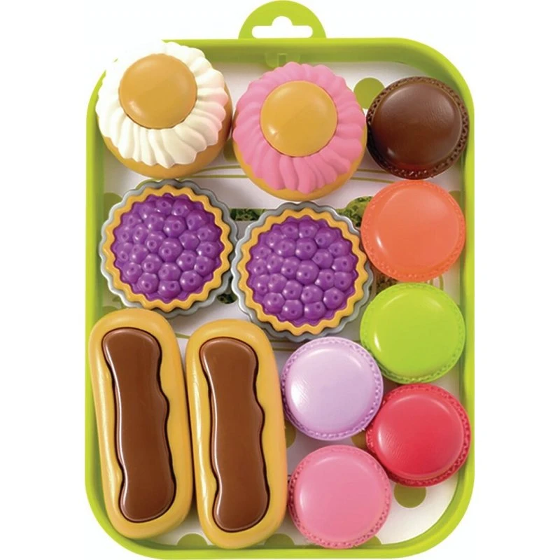 Legemad - Kage i fad, 12 franske kager (legetøj)