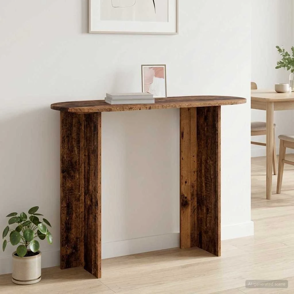 vidaXL Konsolbord i gammelt træ, 100 x 39,5 x 75 cm