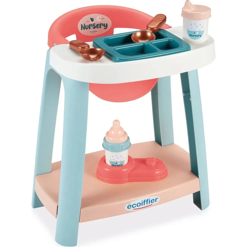 Ecoiffier Dukkehøjstol - 7 dele