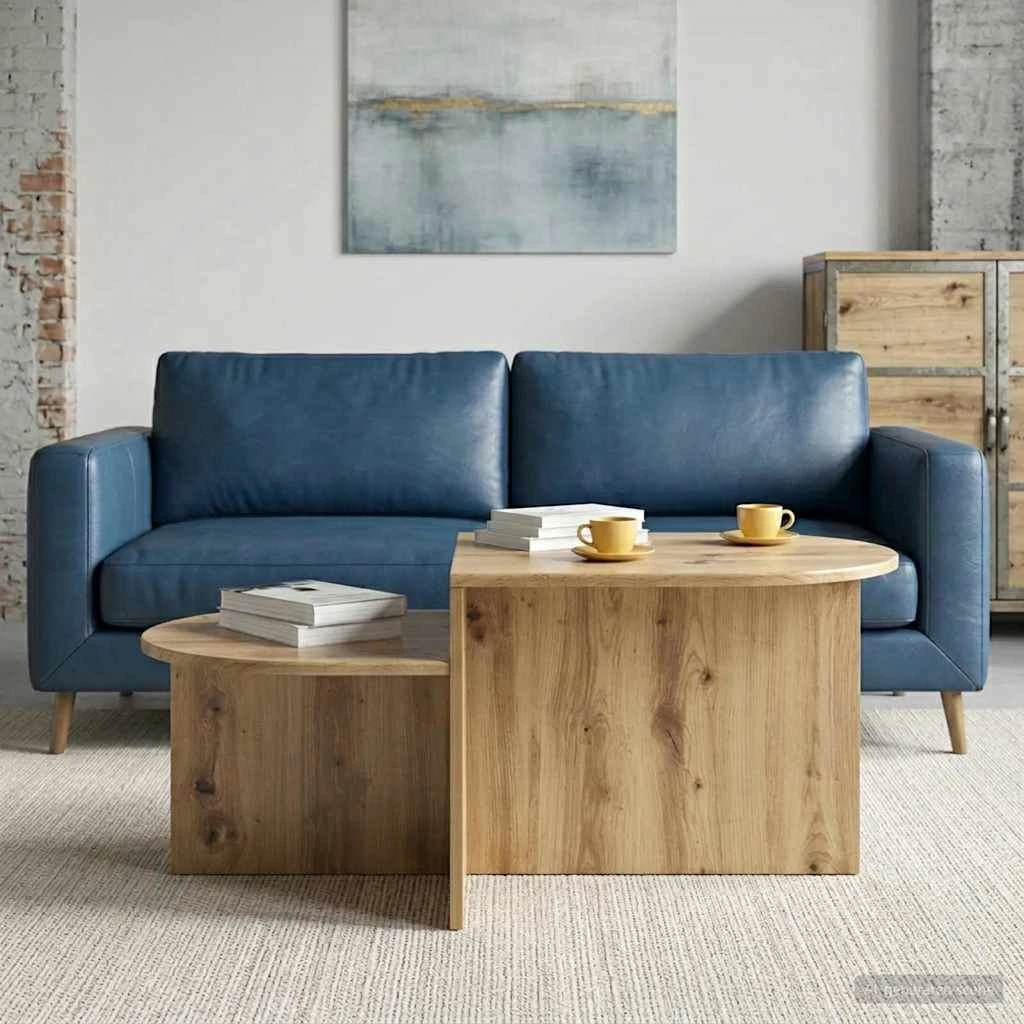 vidaXL Sofabord Artisan-eg 100 x 50 x 40 cm