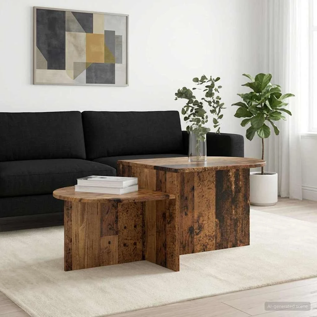 vidaXL Sofabord i gammelt træ, 100 x 50 x 40 cm