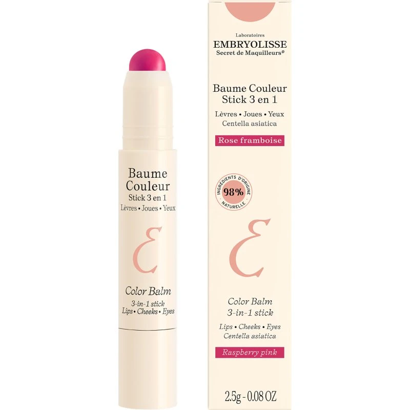 Embryolisse Color Balm 3-i-1 Raspberry Pink 2,5 g