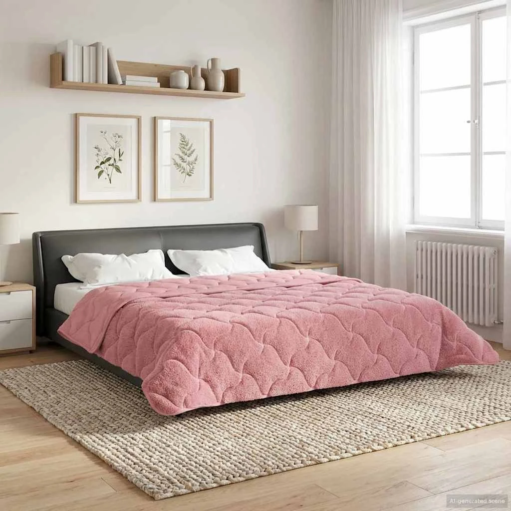 vidaXL Sommerdyne 200 x 240 cm - Lyserød