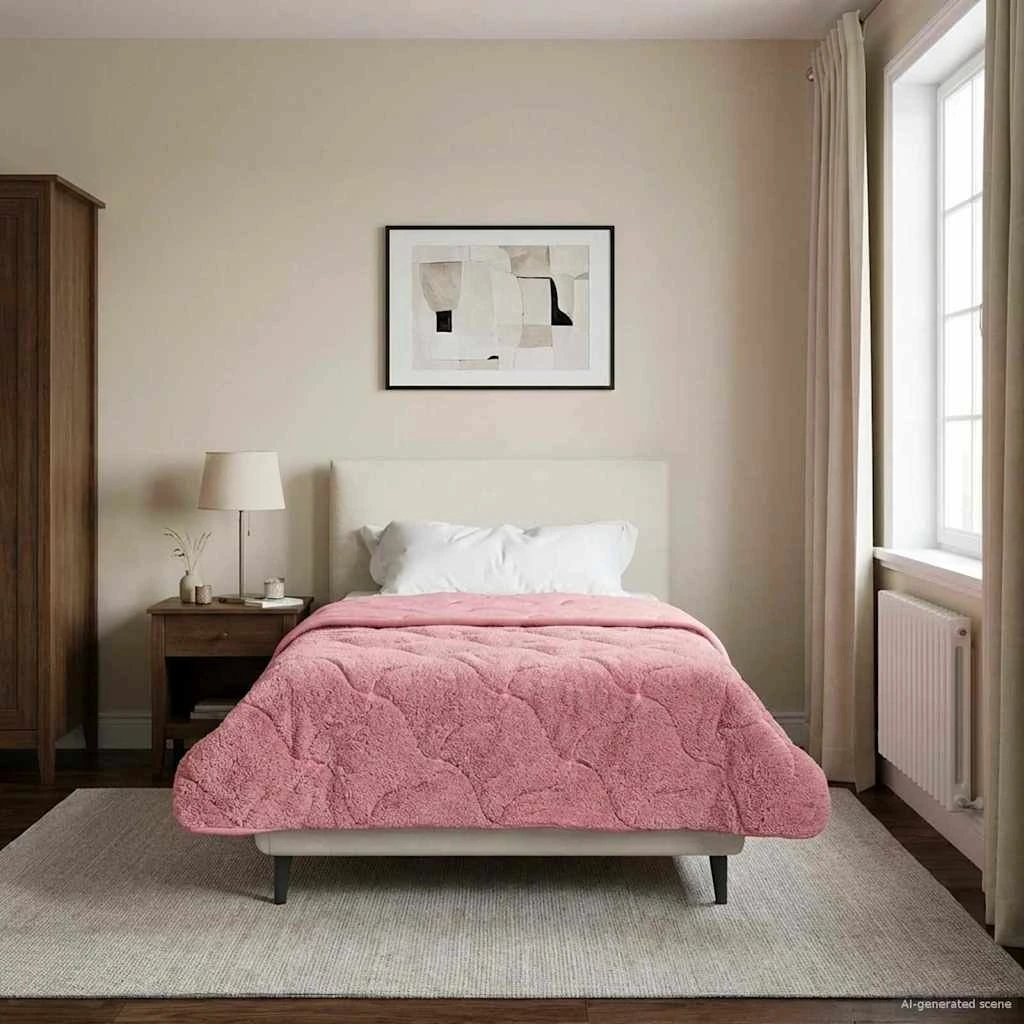 vidaXL Sommerdyne 155 x 220 cm - Lyserød