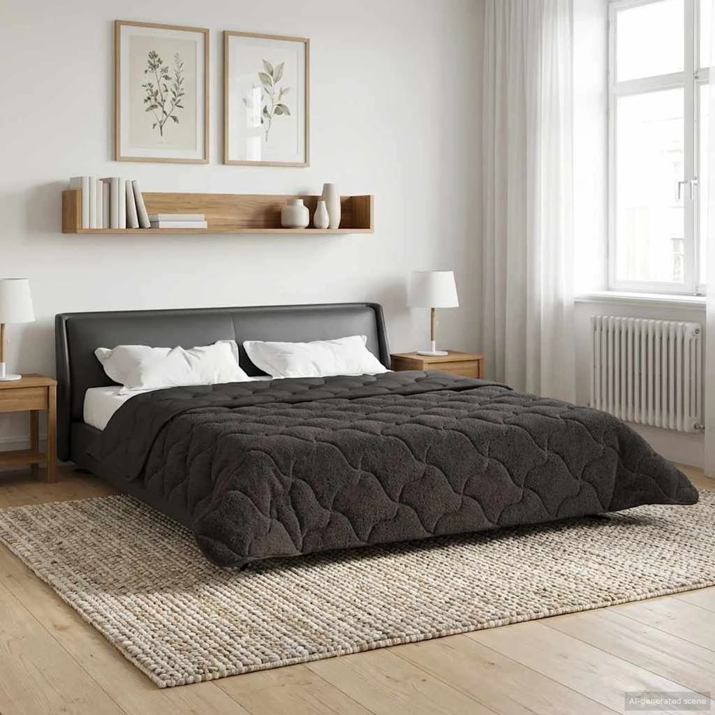 vidaXL Sommerdyne 200 x 200 cm - Antracit
