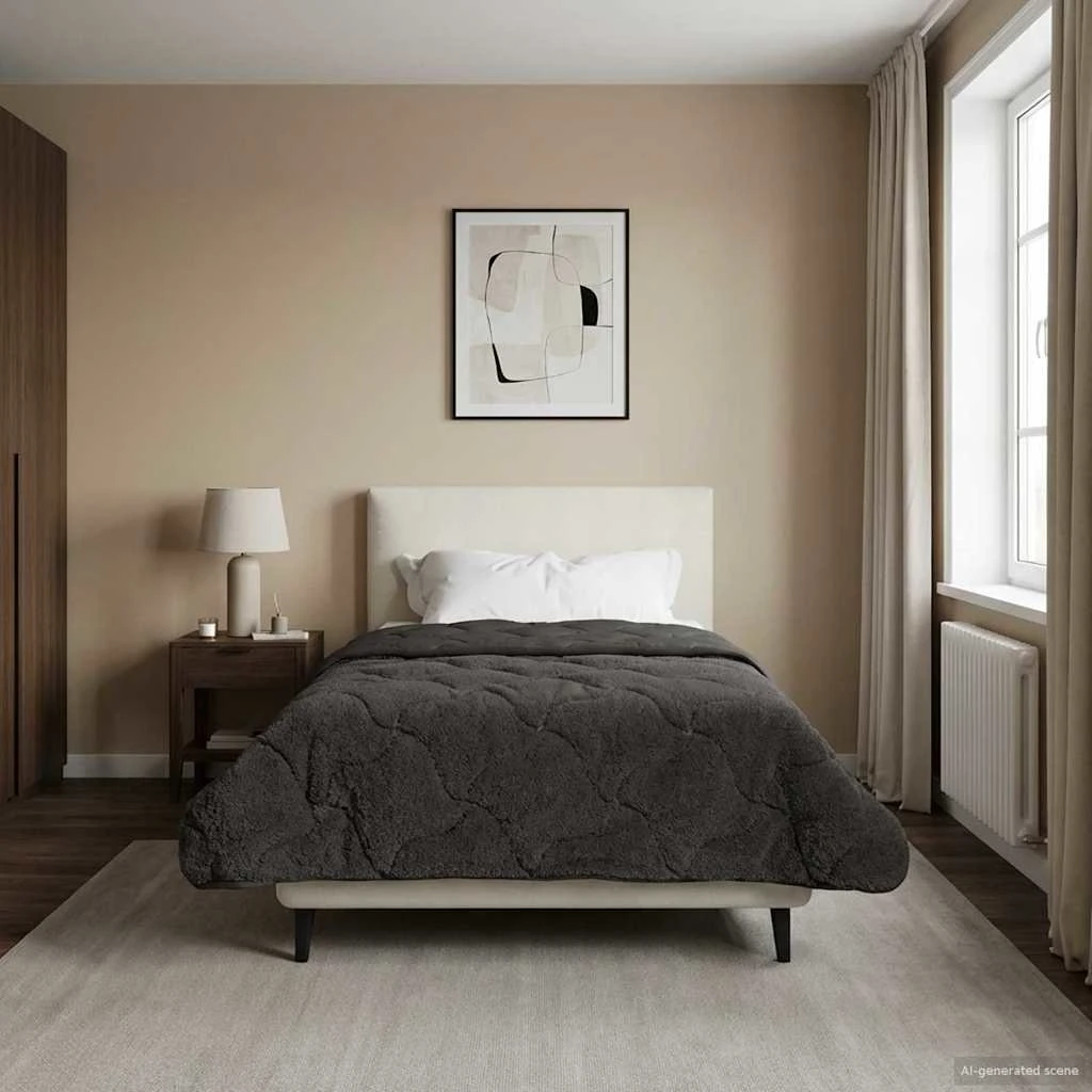vidaXL Sommerdyne 140 x 220 cm - Antracit