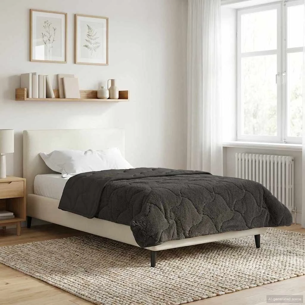 vidaXL Sommerdyne 135 x 220 cm - Antracit
