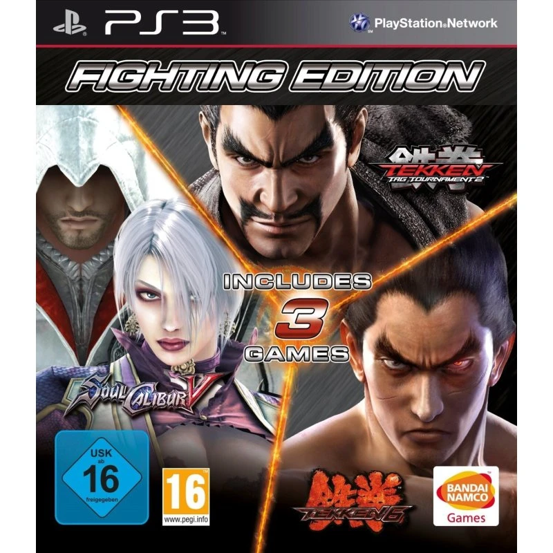 Fighting Edition: Tekken 6 + Tekken Tag Tournament 2 + Soul Calibur V