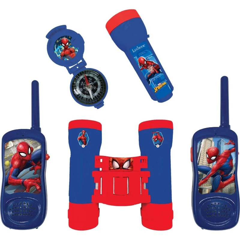 Spiderman Walkie Talkie & Kikkert Sæt - Lexibook