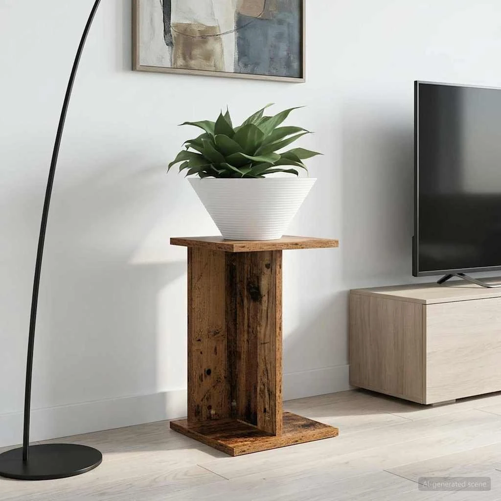vidaXL Planteholder 2 stk. Gammelt træ 25 x 25,5 x 40,5 cm