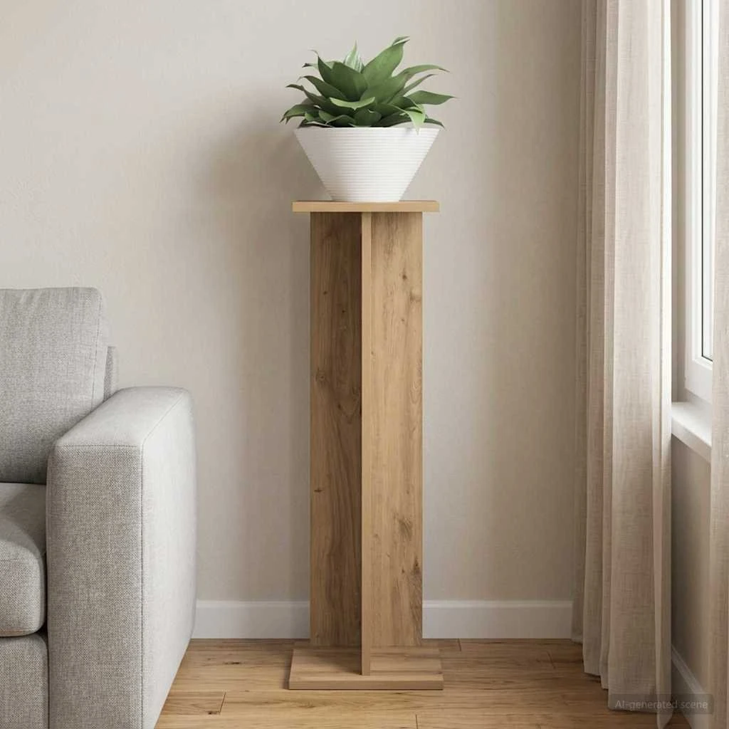 vidaXL Planteholder Artisan-eg 25 x 25,5 x 80,5 cm