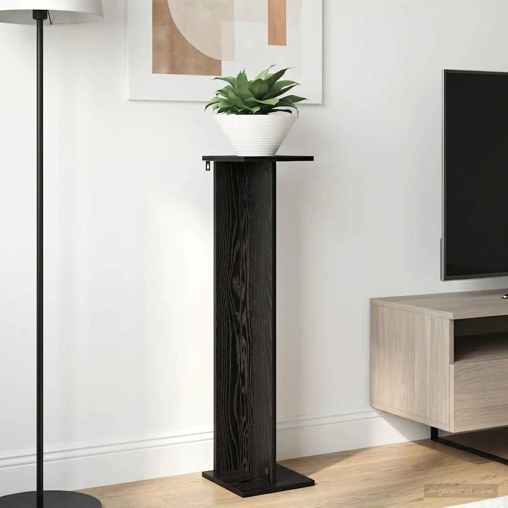 vidaXL Planteholder 2 stk. Sort eg 25 x 25,5 x 100,5 cm
