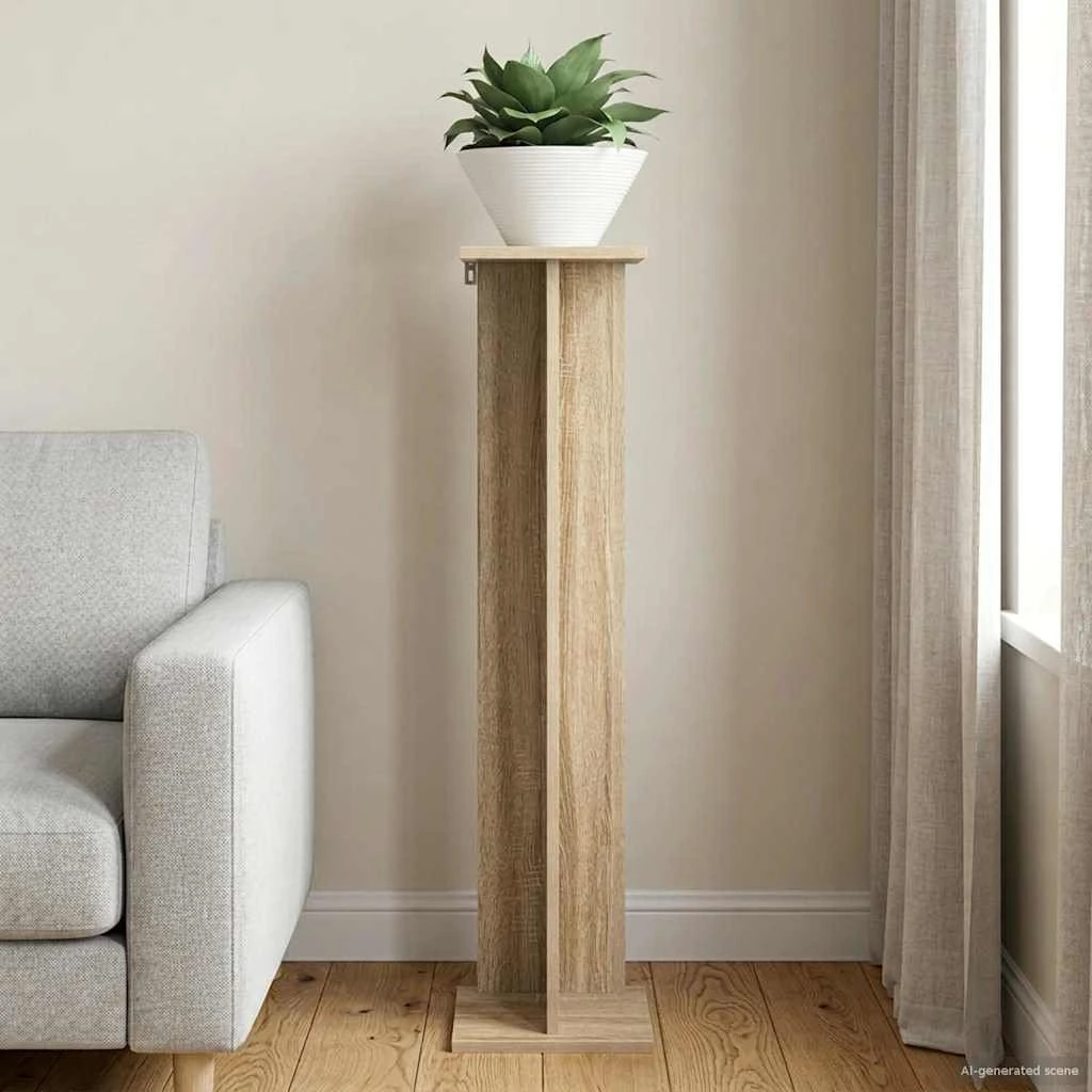 vidaXL Planteholder Sonoma-eg 25 x 25,5 x 100,5 cm