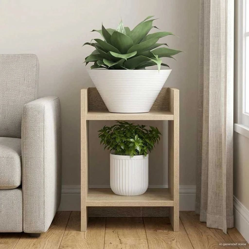 vidaXL Planteholder Sonoma-eg 30 x 30 x 40 cm