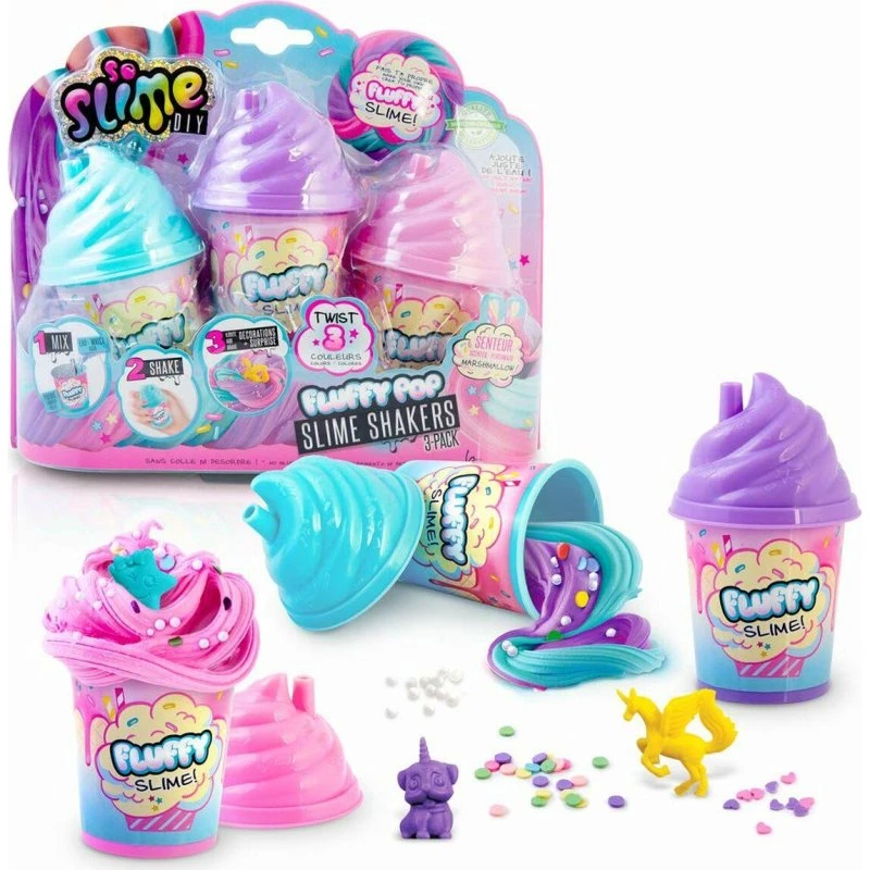 Canal Toys So Slime Fluffy Shaker Kit 3-pack