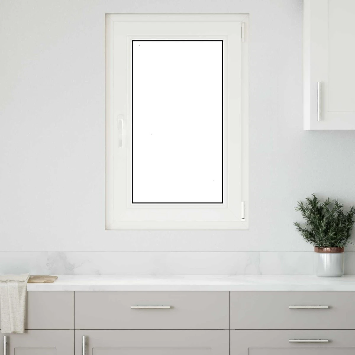 vidaXL RISOR Kældervindue 60 x 100 cm - Hvid