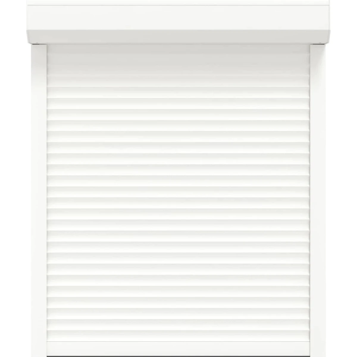 vidaXL Rullegardin Hvid 100 x 120 cm - Aluminium og Polyurethan
