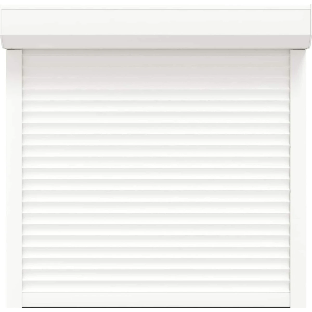 vidaXL Rullegardin Hvid 100 x 100 cm - Aluminium og Polyurethan