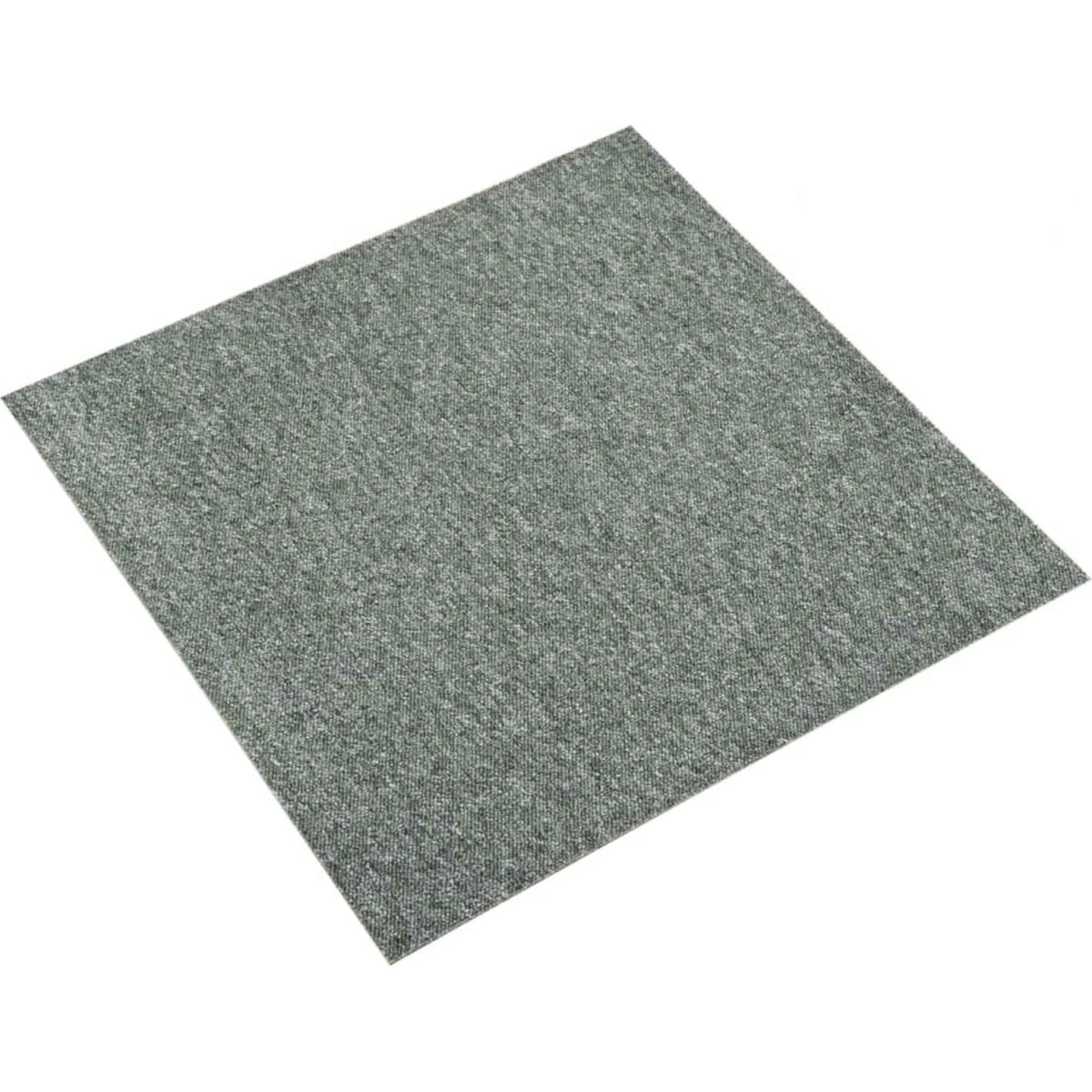 vidaXL Tæppefliser 20 stk. Grøn 50 x 50 cm 100% Polypropylen