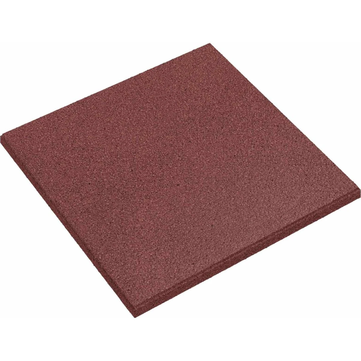 vidaXL Faldbeskyttelsesfliser 6 stk. Rød 50 x 50 cm Gummi