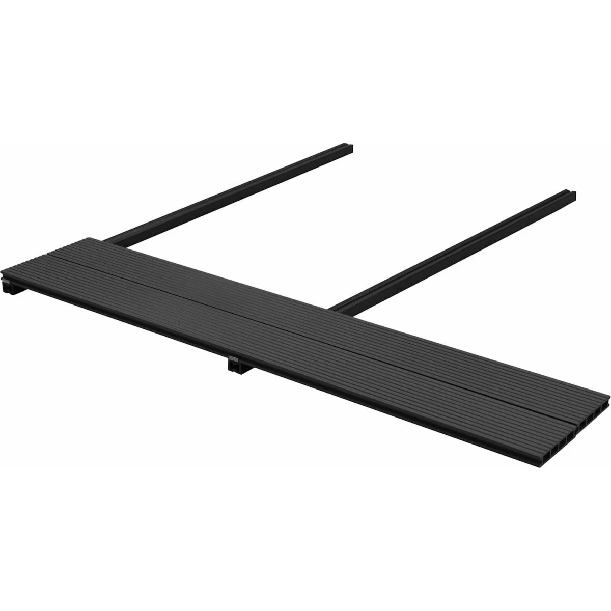 vidaXL Dækbræt 6 stk. Antracit WPC - 220 x 15 x 2,5 cm