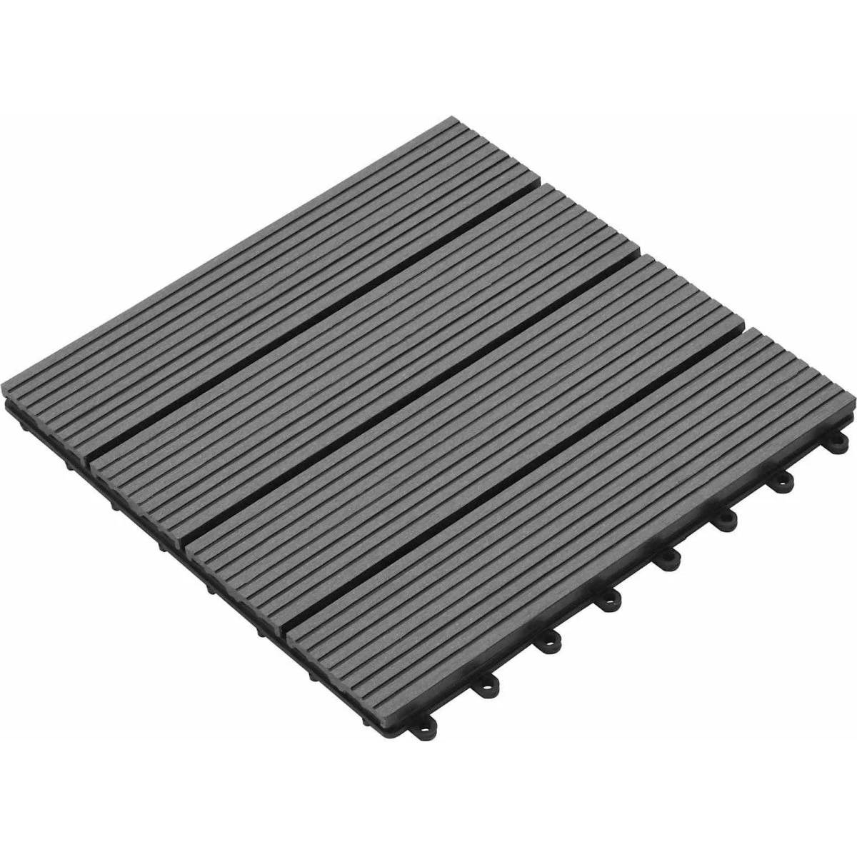 vidaXL Terrasse Flise 11 stk. Grå 30 x 30 cm WPC