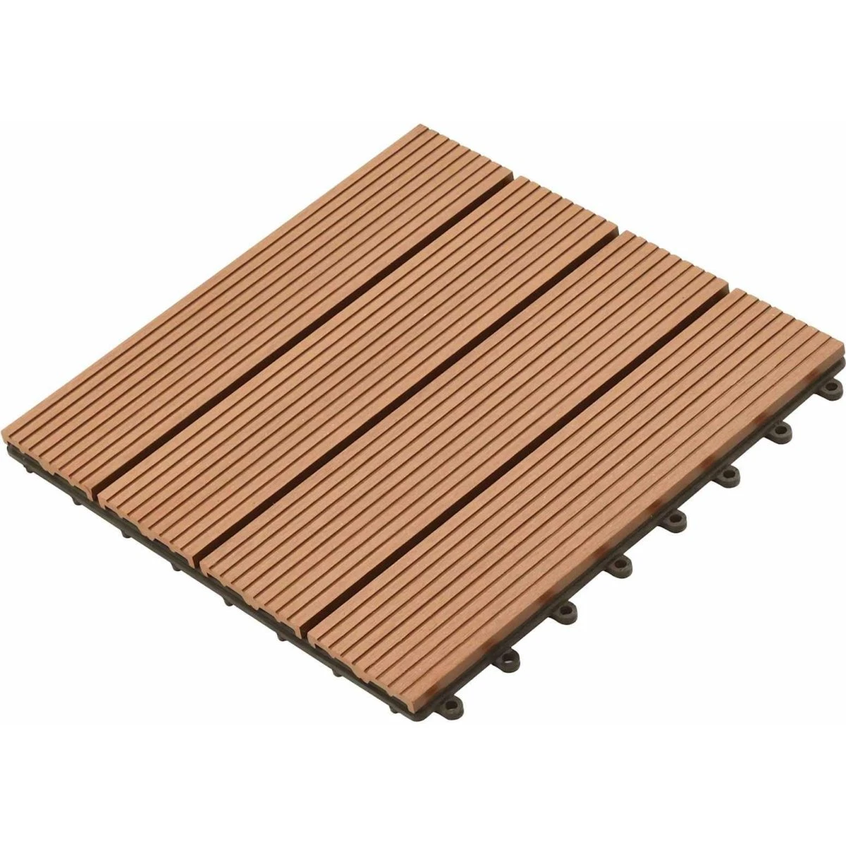 vidaXL Terrasse Flise 11 stk. Brun 30x30 cm WPC