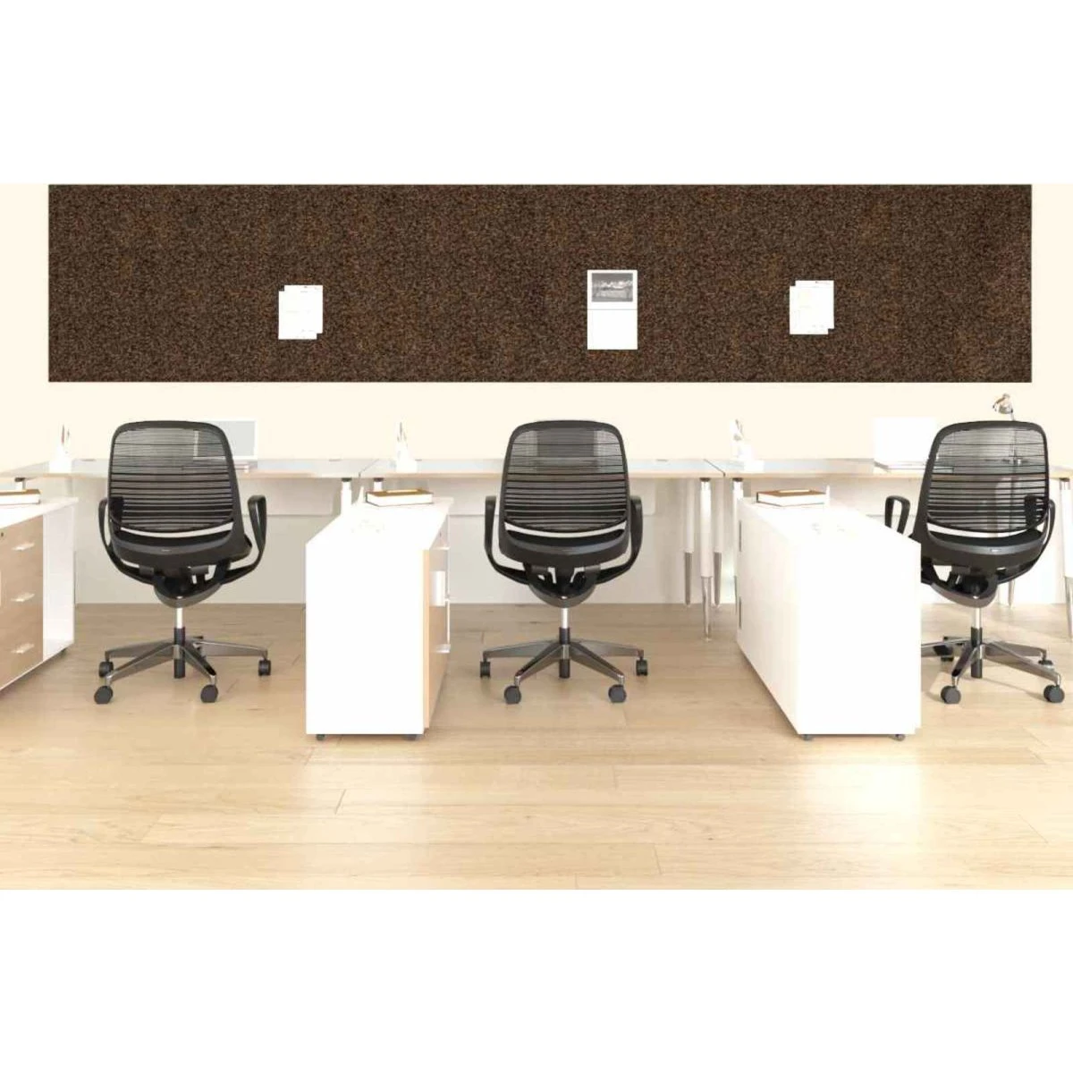 vidaXL Korkrulle Brun 100 x 500 cm med Gummibagside