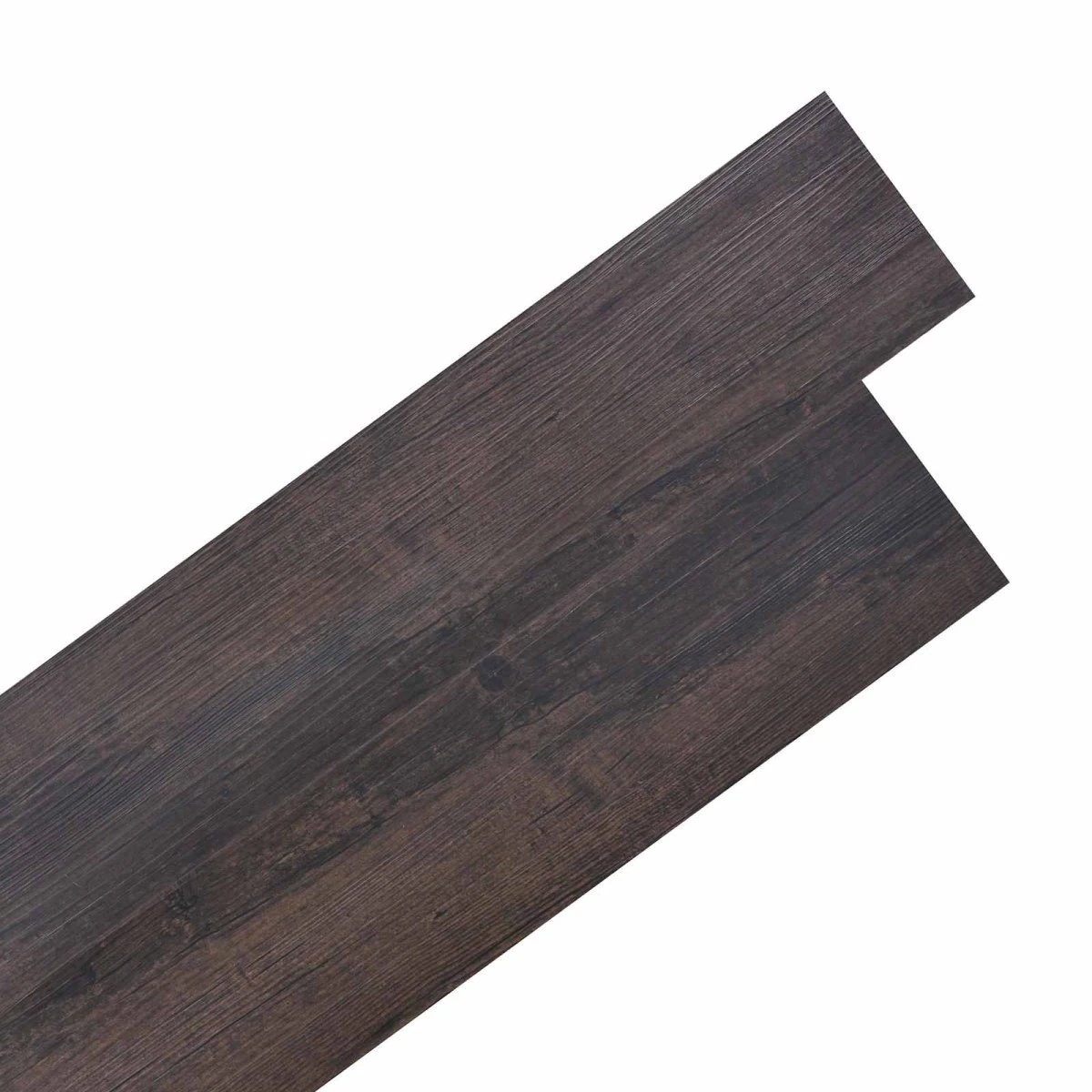 vidaXL Selvklæbende PVC-gulvplanker Mørk Brun 30,5 x 61 cm (28 stk.)