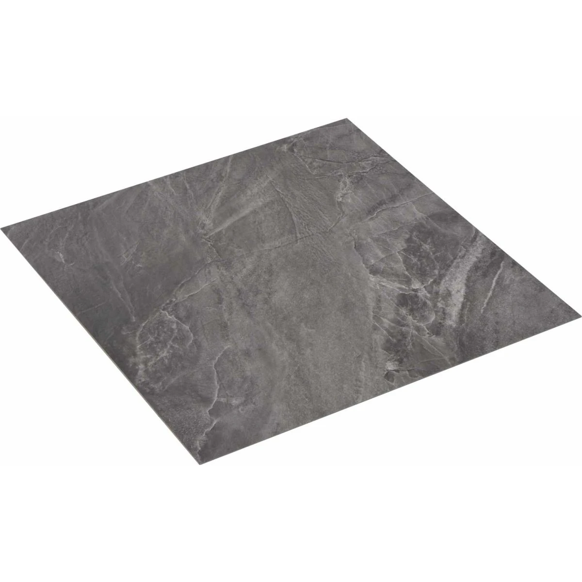 vidaXL Selvklæbende Gulvplanker Sort, 30,5x30,5 cm, 20 stk. PVC