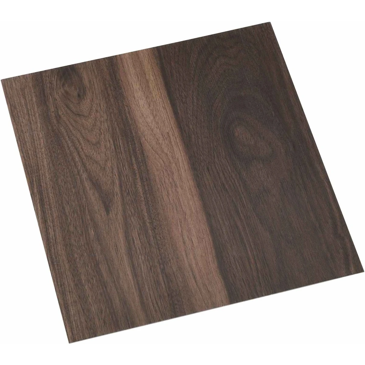 vidaXL Selvklæbende PVC-gulvplanker Mørk Brun 30,5x30,5 cm (20 stk.)