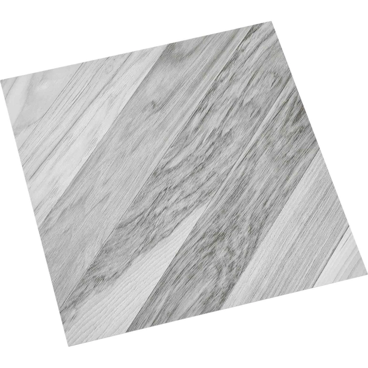 vidaXL Selvklæbende Gulvplanker Grå Stribet 30,5x30,5 cm, 20 stk.