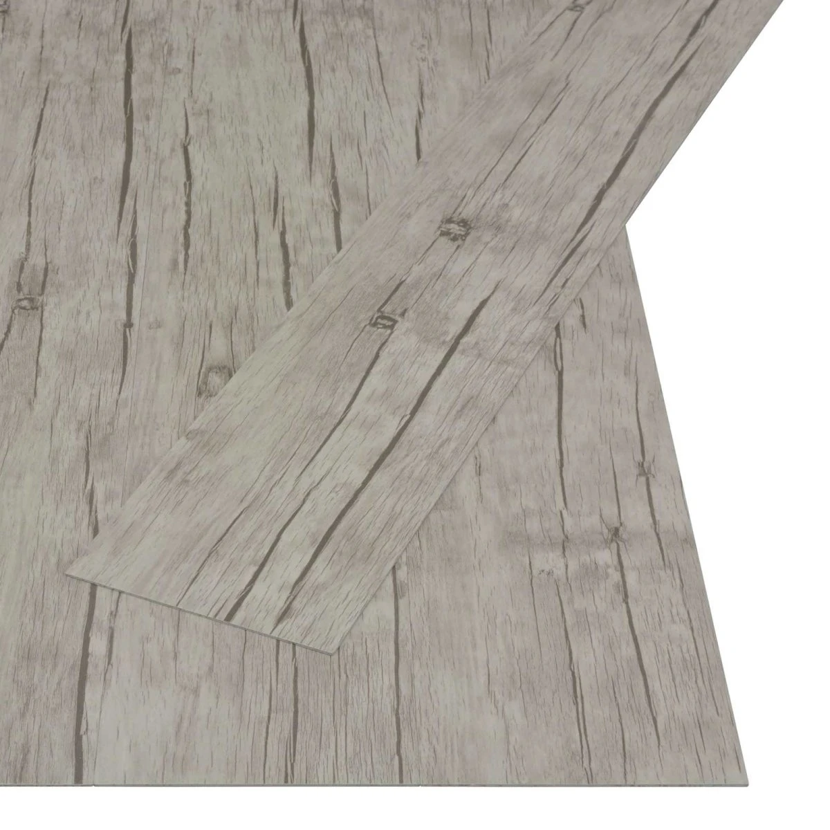 vidaXL Selvklæbende Gulvplank Vasket Eg, 4,46 m², 32 stk. PVC