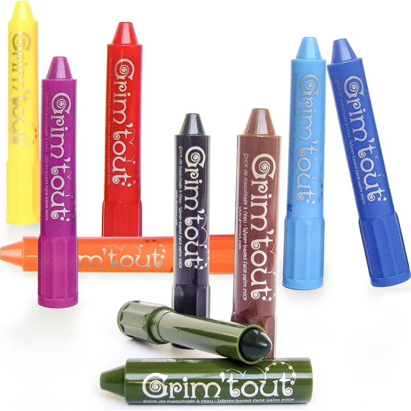 Grimsticks Teatersminke 12-pak – Vandbaseret