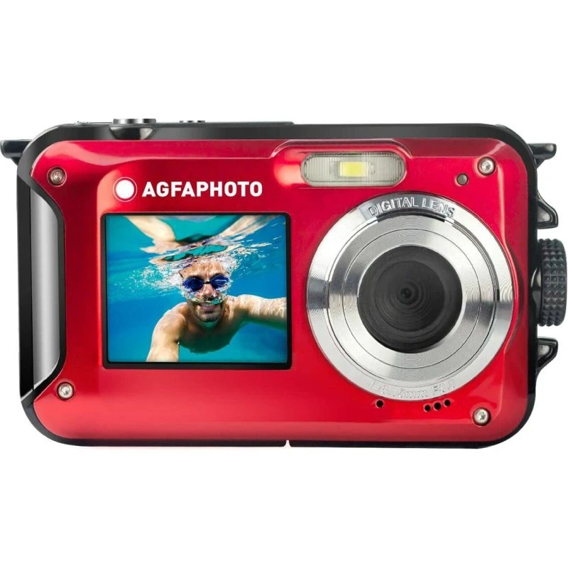 Agfa Realishot WP8000 - Rødt kompakt vandtæt kamera